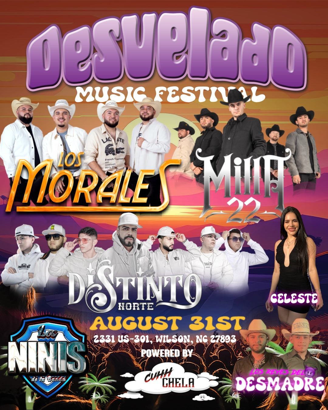 Desvelado Music Fest (GA + vip Pitt )